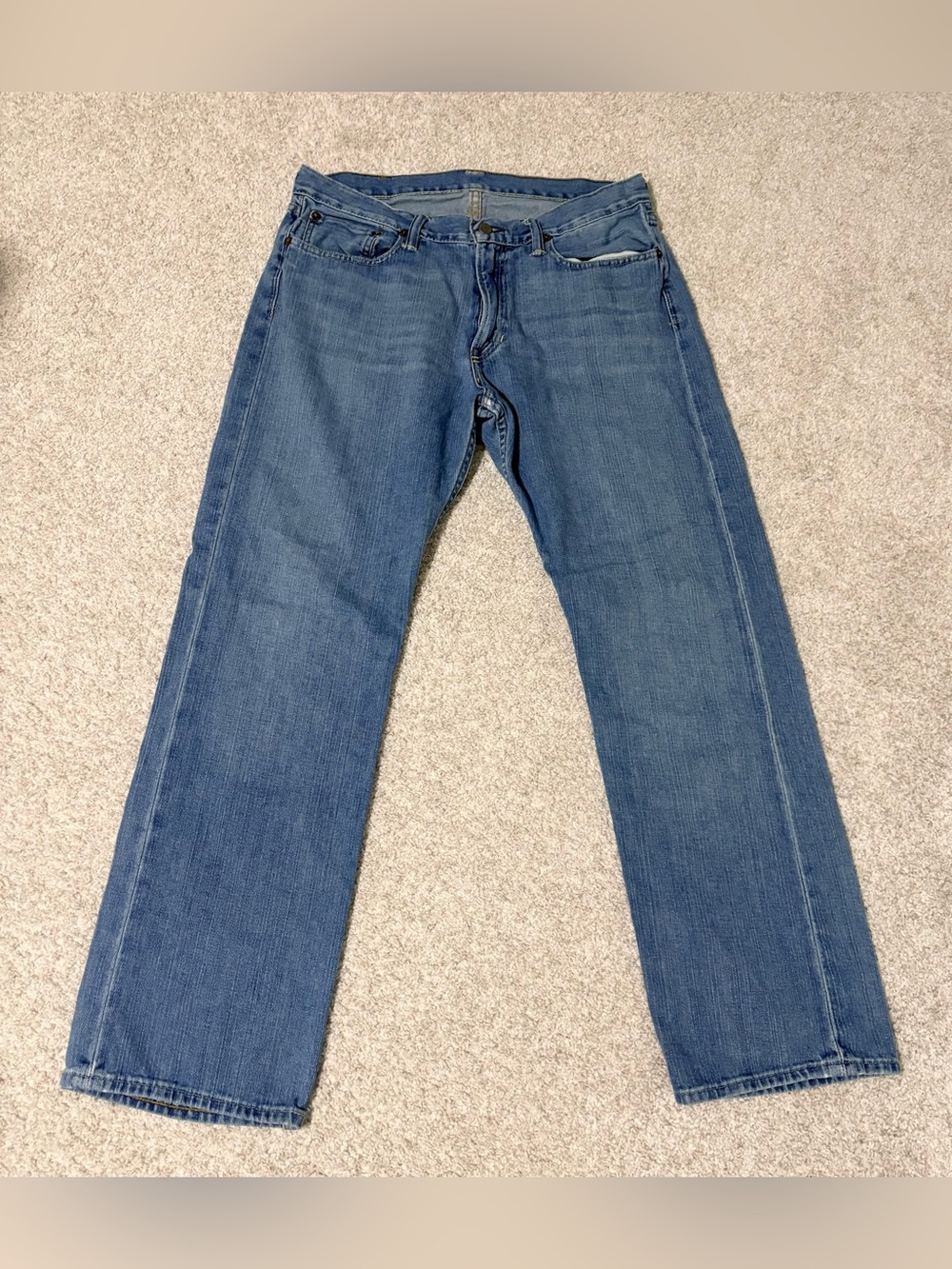 Ralph Lauren Men’s Straight Leg Jeans | 33x30 | Light Wash Denim